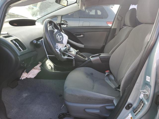 JTDKN3DU0F1900022 - 2015 TOYOTA PRIUS TURQUOISE photo 7