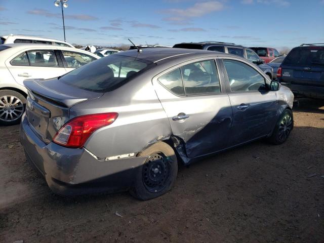 3N1CN7AP7KL845780 - 2019 NISSAN VERSA S GRAY photo 3