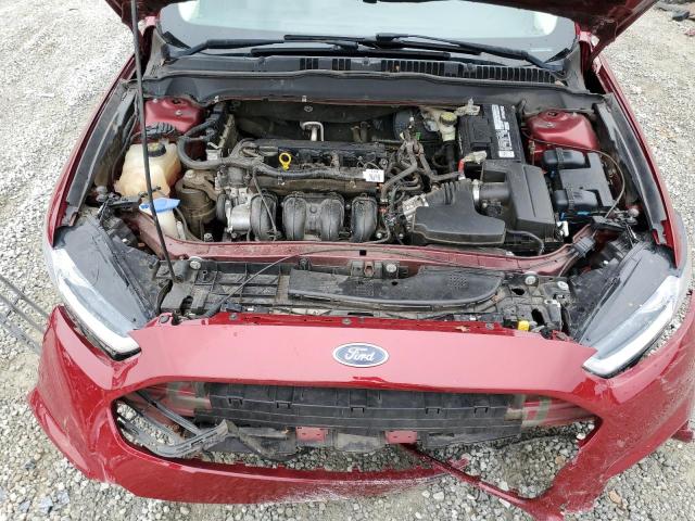 3FA6P0H70ER363287 - 2014 FORD FUSION SE BURGUNDY photo 11