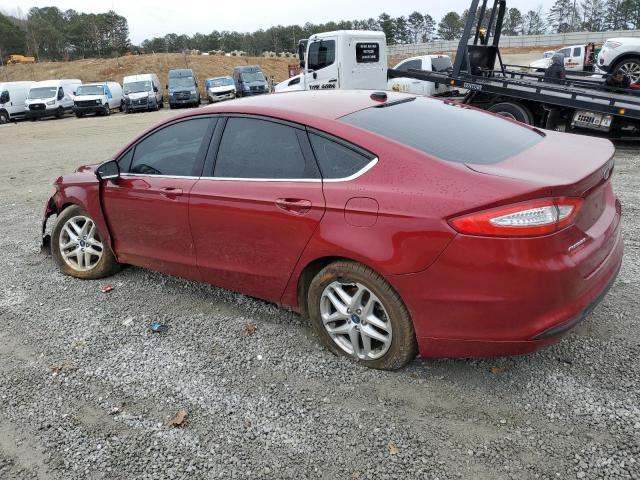 3FA6P0H70ER363287 - 2014 FORD FUSION SE BURGUNDY photo 2