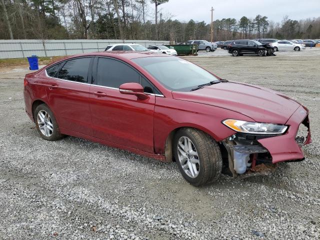 3FA6P0H70ER363287 - 2014 FORD FUSION SE BURGUNDY photo 4