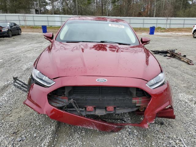 3FA6P0H70ER363287 - 2014 FORD FUSION SE BURGUNDY photo 5