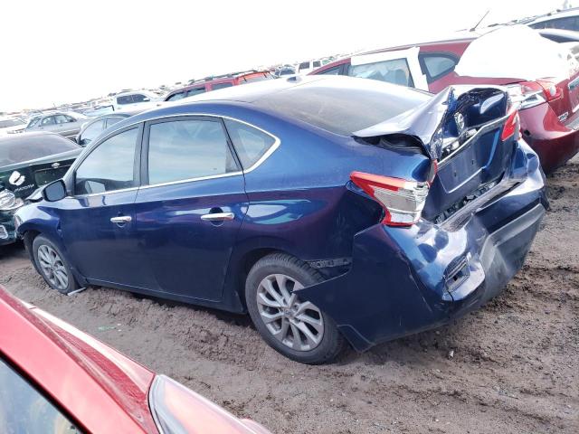 3N1AB7AP5KY222547 - 2019 NISSAN SENTRA S BLUE photo 2