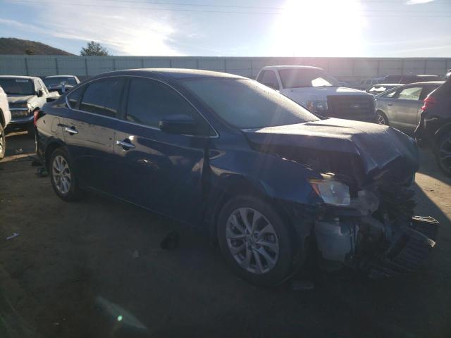 3N1AB7AP5KY222547 - 2019 NISSAN SENTRA S BLUE photo 4