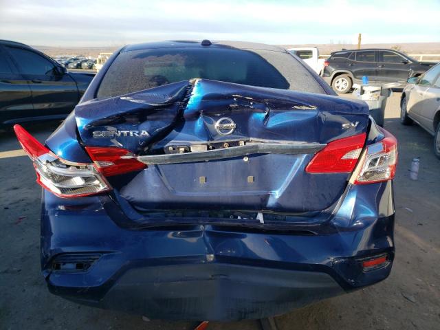 3N1AB7AP5KY222547 - 2019 NISSAN SENTRA S BLUE photo 6