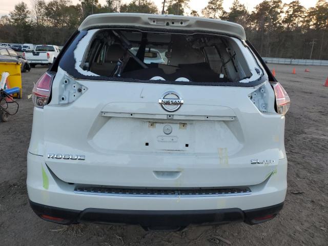 5N1AT2MV9GC755570 - 2016 NISSAN ROGUE S WHITE photo 6