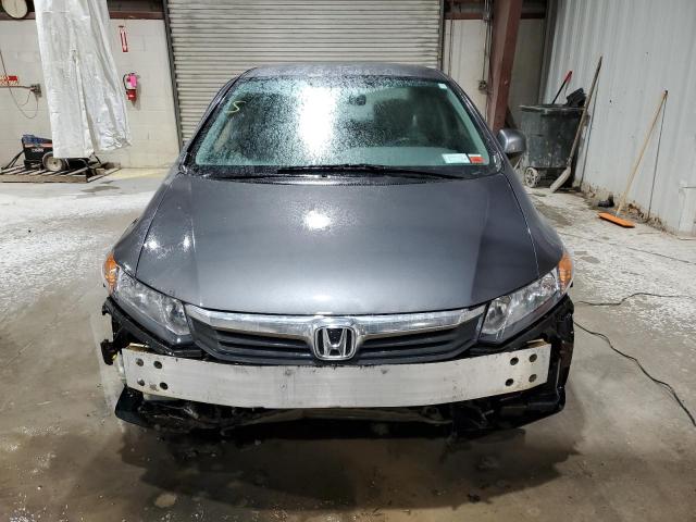 2HGFB2F53CH575603 - 2012 HONDA CIVIC LX GRAY photo 5