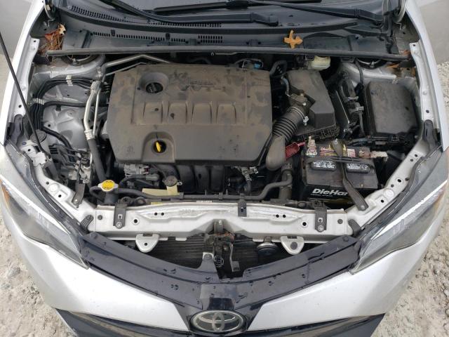 5YFBURHE4HP645365 - 2017 TOYOTA COROLLA L SILVER photo 11