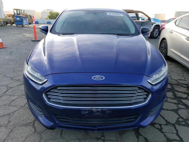 3FA6P0H78DR171145 - 2013 FORD FUSION SE BLUE photo 5