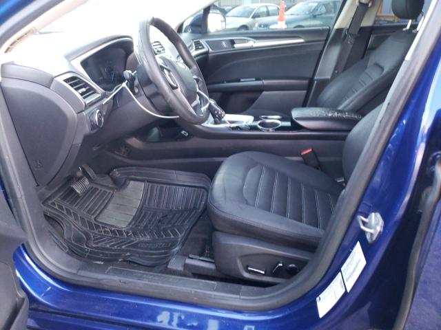 3FA6P0H78DR171145 - 2013 FORD FUSION SE BLUE photo 7