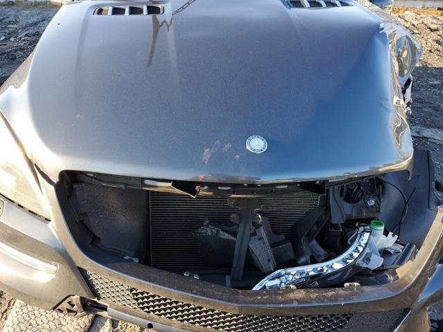 4JGDA5HB8CA089084 - 2012 MERCEDES-BENZ ML 350 4MATIC BLACK photo 12