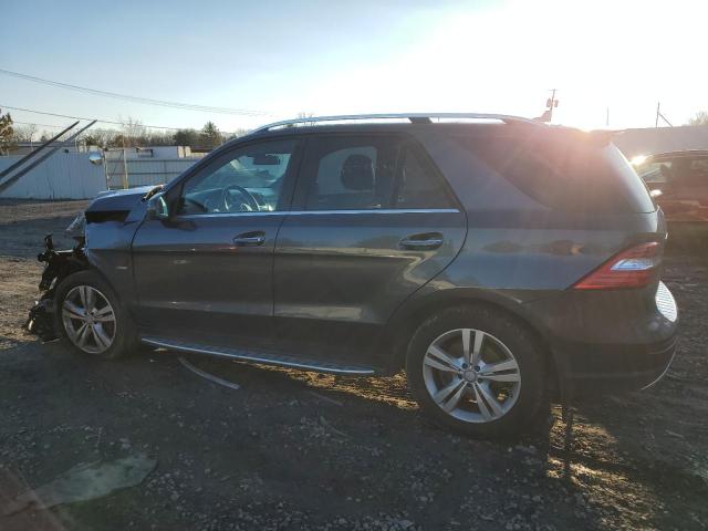 4JGDA5HB8CA089084 - 2012 MERCEDES-BENZ ML 350 4MATIC BLACK photo 2