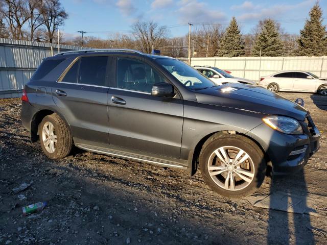 4JGDA5HB8CA089084 - 2012 MERCEDES-BENZ ML 350 4MATIC BLACK photo 4