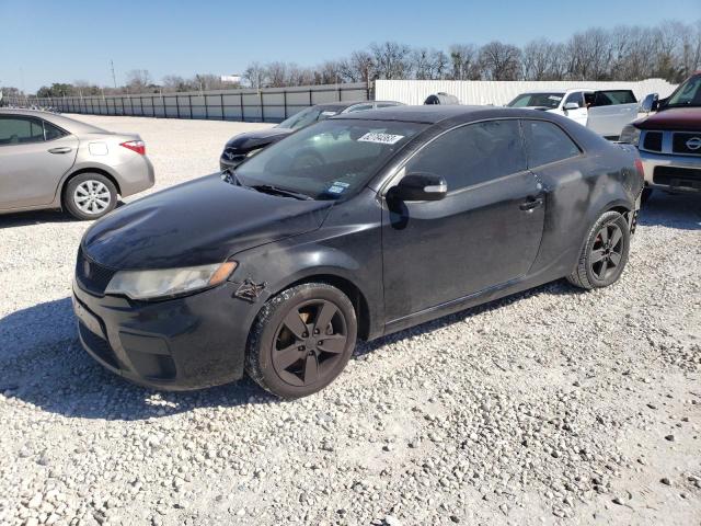 KNAFU6A20A5271028 - 2010 KIA FORTE EX BLACK photo 1