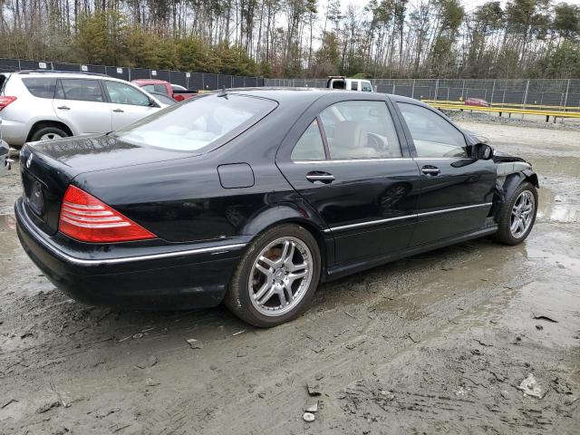 WDBNG70J26A482880 - 2006 MERCEDES-BENZ S 430 BLACK photo 3