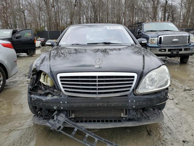 WDBNG70J26A482880 - 2006 MERCEDES-BENZ S 430 BLACK photo 5