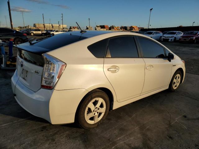 JTDKN3DU5B1393421 - 2011 TOYOTA PRIUS WHITE photo 3