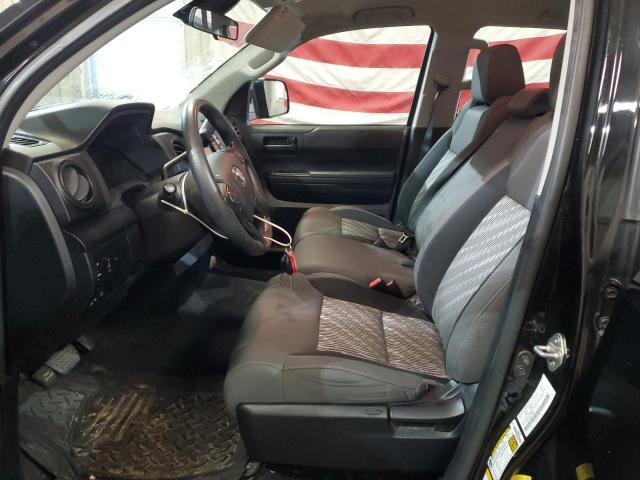 5TFUM5F15JX078687 - 2018 TOYOTA TUNDRA DOUBLE CAB SR/SR5 BLACK photo 7