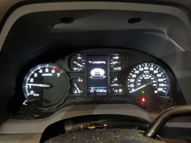 5TFUM5F15JX078687 - 2018 TOYOTA TUNDRA DOUBLE CAB SR/SR5 BLACK photo 9