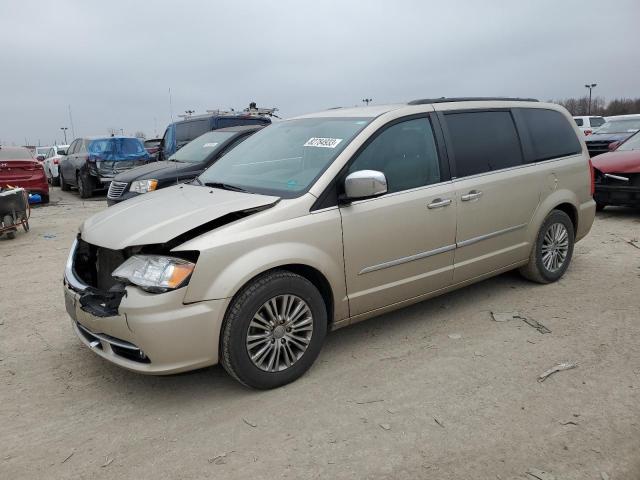 2C4RC1CG9DR809778 - 2013 CHRYSLER TOWN & COU TOURING L GOLD photo 1