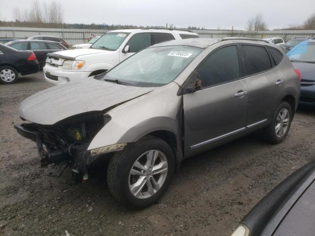 JN8AS5MT6CW600205 - 2012 NISSAN ROGUE S GRAY photo 1