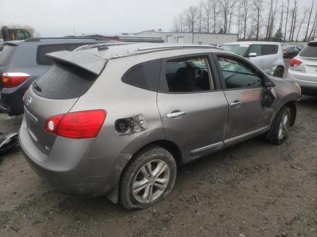 JN8AS5MT6CW600205 - 2012 NISSAN ROGUE S GRAY photo 3