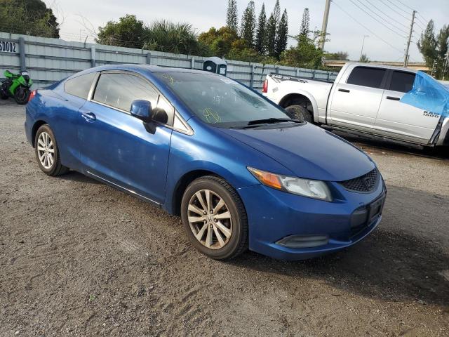 2HGFG3B8XCH502946 - 2012 HONDA CIVIC EX BLUE photo 4