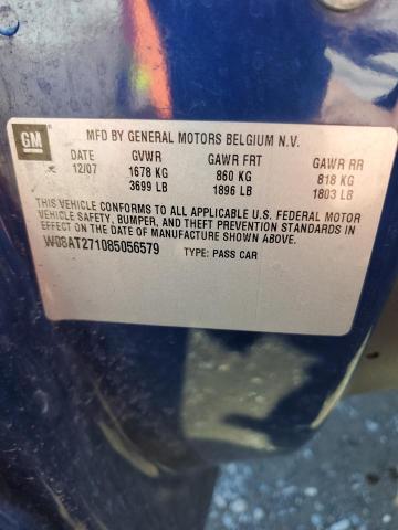 W08AT271085056579 - 2008 SATURN ASTRA XR WHITE photo 13