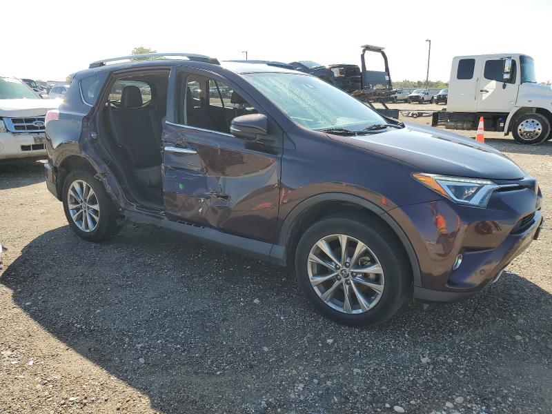 2T3YFREV7HW372064 - 2017 TOYOTA RAV4 LIMITED Бордовий фото 4