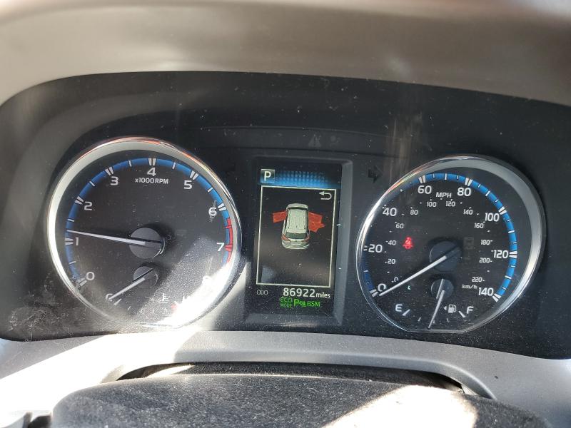 2T3YFREV7HW372064 - 2017 TOYOTA RAV4 LIMITED Бордовий фото 9