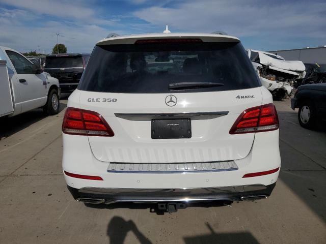 4JGDA5HB4GA638074 - 2016 MERCEDES-BENZ GLE 350 4MATIC WHITE photo 6