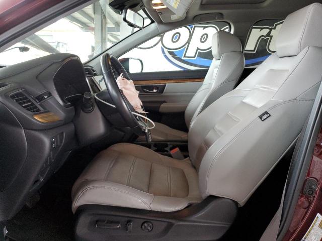 7FARW1H83JE016819 - 2018 HONDA CR-V EXL BURGUNDY photo 7