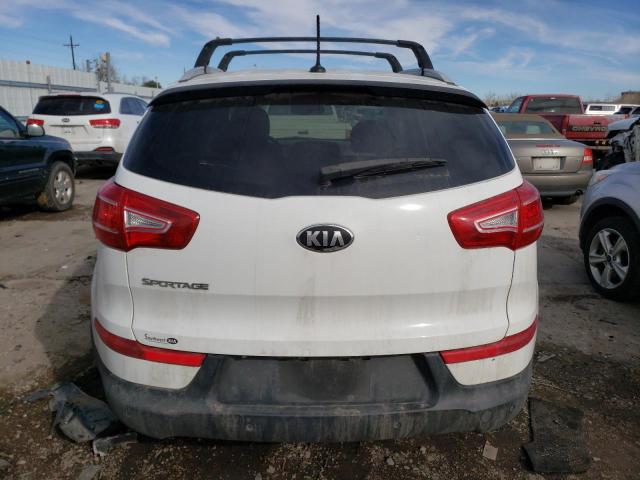 KNDPB3A21D7396639 - 2013 KIA SPORTAGE BASE WHITE photo 6