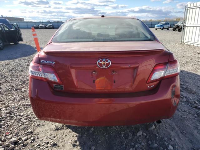 4T4BF3EK2BR167816 - 2011 TOYOTA CAMRY BASE RED photo 6