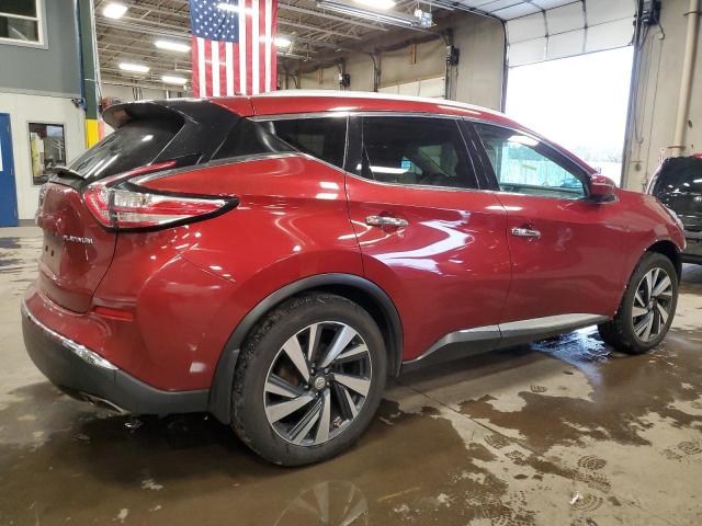 5N1AZ2MG5FN265419 - 2015 NISSAN MURANO S RED photo 3