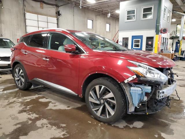 5N1AZ2MG5FN265419 - 2015 NISSAN MURANO S RED photo 4