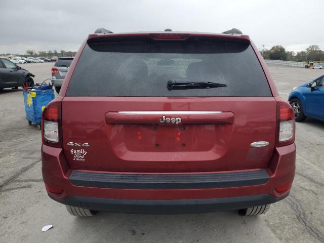 1C4NJDEB4HD204910 - 2017 JEEP COMPASS LATITUDE RED photo 6