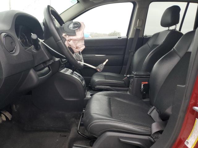 1C4NJDEB4HD204910 - 2017 JEEP COMPASS LATITUDE RED photo 7