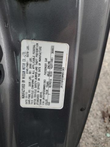 JN1CV6FE5BM951393 - 2011 INFINITI G37 BASE GRAY photo 12