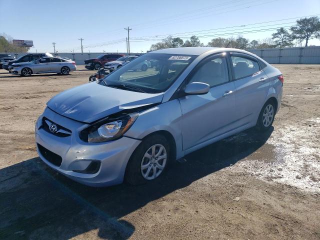 KMHCT4AE5EU704440 - 2014 HYUNDAI ACCENT GLS SILVER photo 1