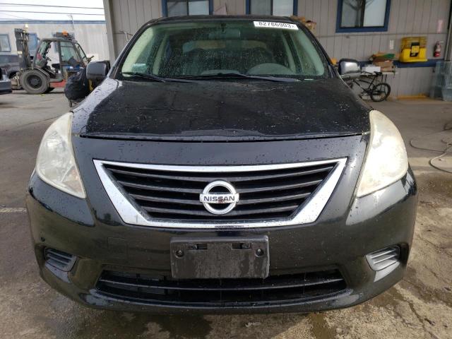 3N1CN7AP7EL825629 - 2014 NISSAN VERSA S BLACK photo 5