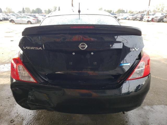 3N1CN7AP7EL825629 - 2014 NISSAN VERSA S BLACK photo 6