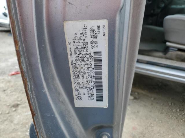 5TBRN34184S445434 - 2004 TOYOTA TUNDRA ACCESS CAB SR5 SILVER photo 12