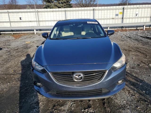 JM1GJ1W68E1124032 - 2014 MAZDA 6 GRAND TOURING BLUE photo 5