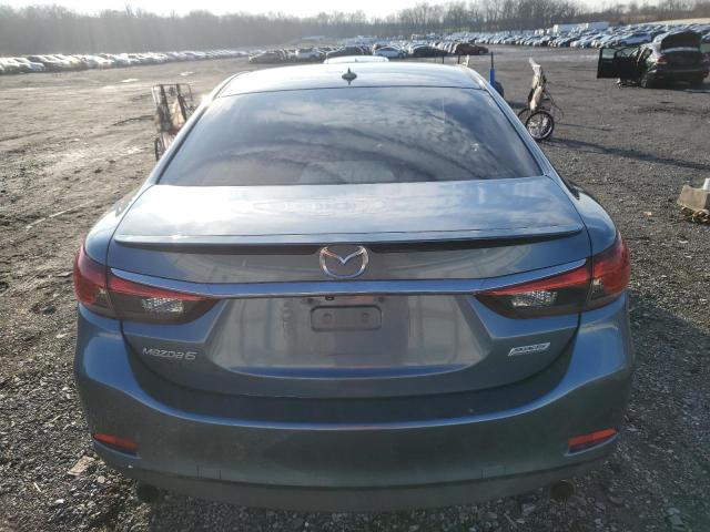 JM1GJ1W68E1124032 - 2014 MAZDA 6 GRAND TOURING BLUE photo 6