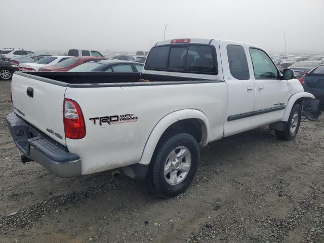 5TBBT44125S460610 - 2005 TOYOTA TUNDRA ACCESS CAB SR5 WHITE photo 3