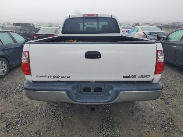 5TBBT44125S460610 - 2005 TOYOTA TUNDRA ACCESS CAB SR5 WHITE photo 6