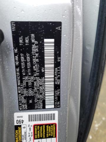 5TDYRKEC9NS091684 - 2022 TOYOTA SIENNA XLE ვერცხლისფერი ფოტო 13