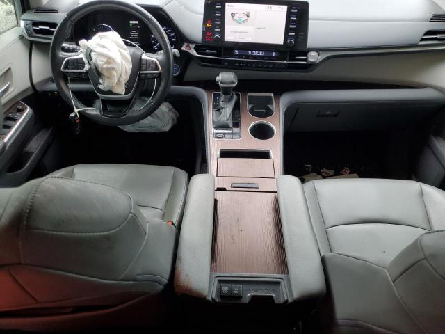 5TDYRKEC9NS091684 - 2022 TOYOTA SIENNA XLE ვერცხლისფერი ფოტო 8