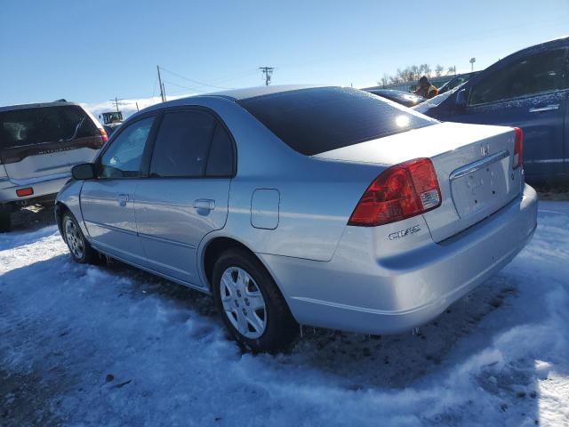 2HGES16563H603853 - 2003 HONDA CIVIC LX SILVER photo 2